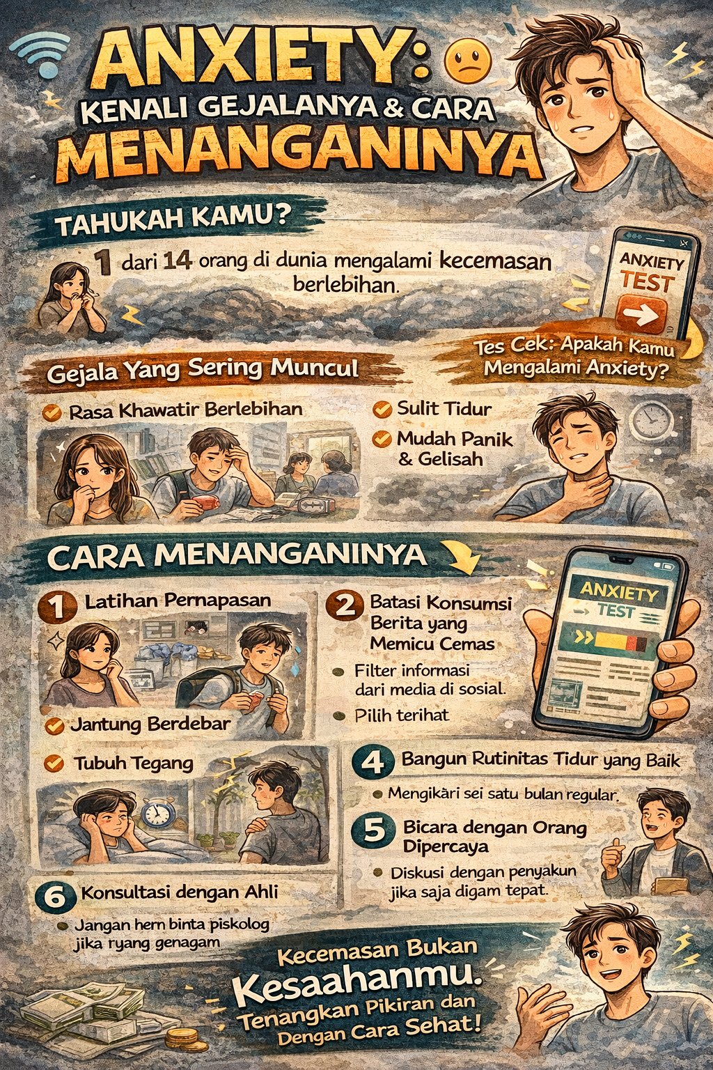 Anxiety: Memahami Kecemasan dan Cara Menanganinya