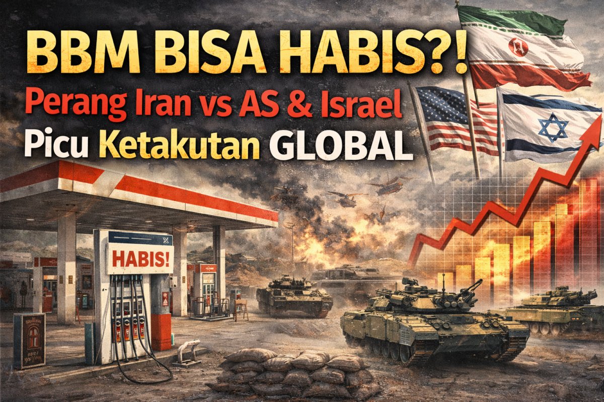 BBM BISA HABIS?! Perang Iran vs AS & Israel Picu Ketakutan Global